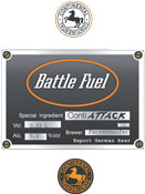 promotional beer label